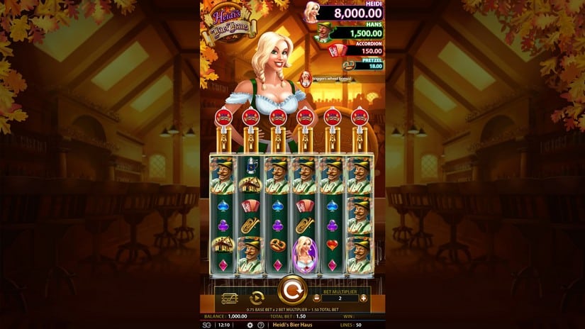 Heidi’s Bier Haus slot screen 1