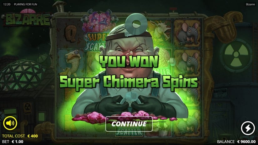 Bizarre slot screen 3