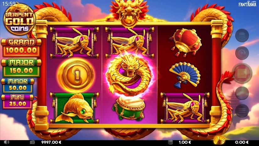 Serpent Gold Coins slot screen 3
