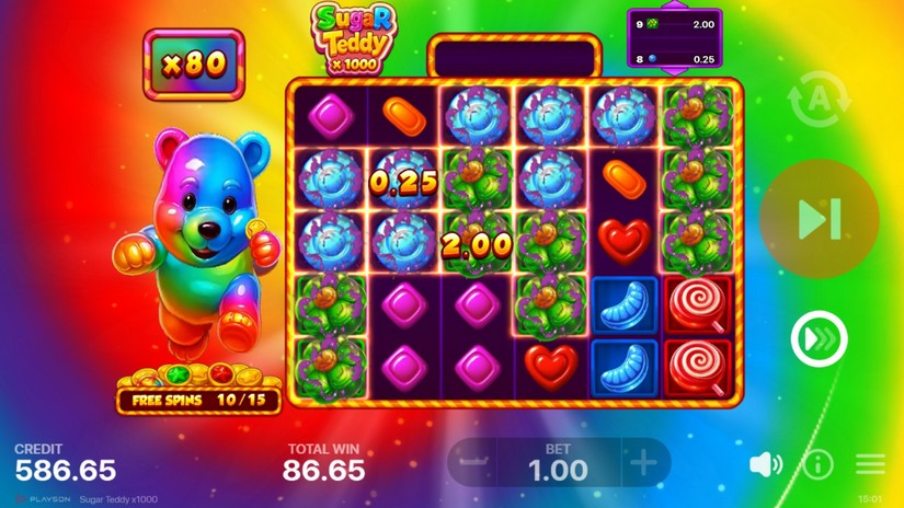 Sugar Teddy x1000 slot screen 5