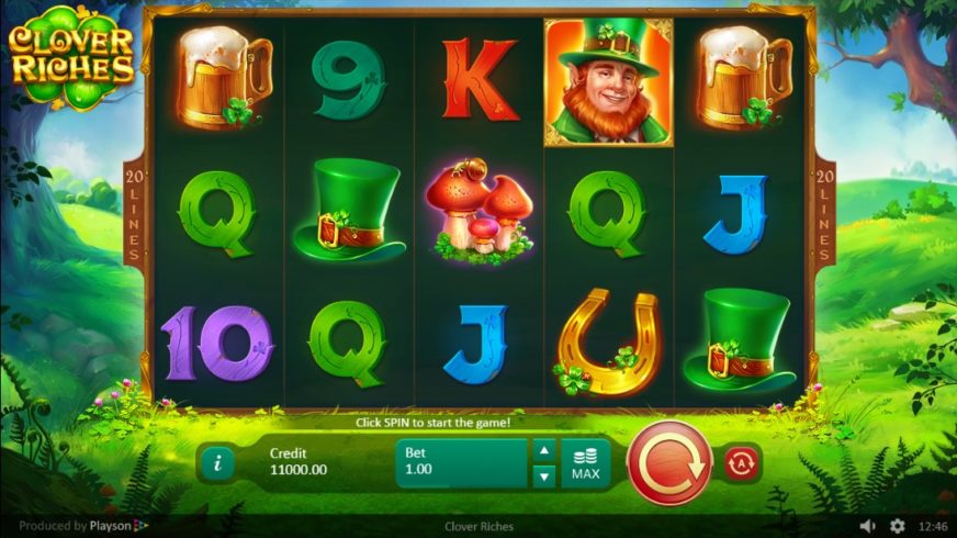 Clover Riches slot screen 1