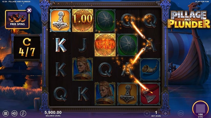 Pillage & Plunder slot screen 4
