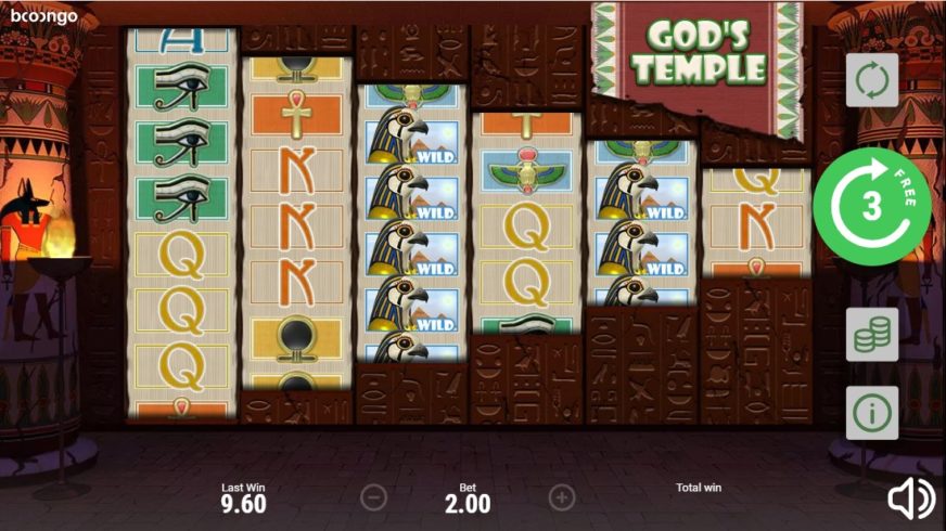 God’s Temple slot screen 4