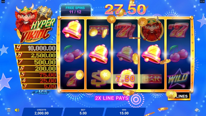 Hyper Viking slot screen 8