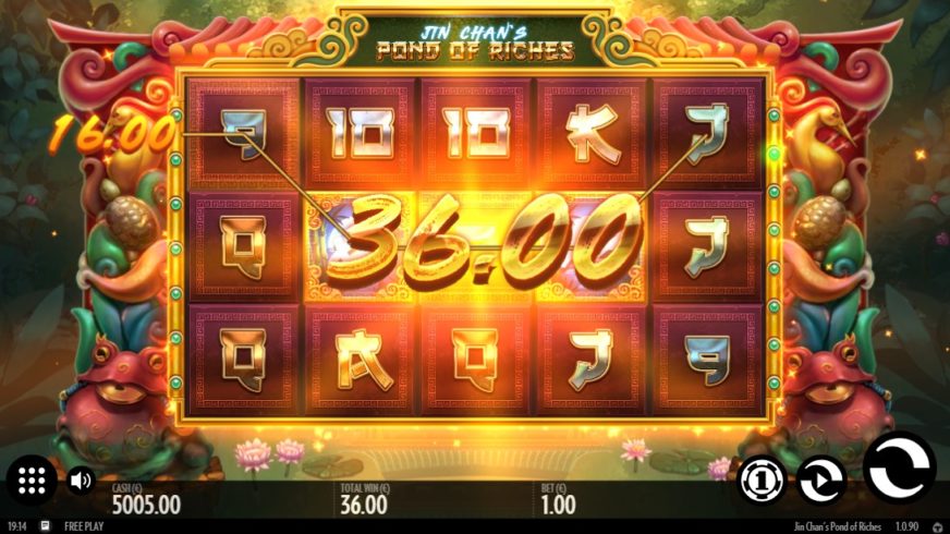Jin Chan’s Pond of Riches slot screen 2