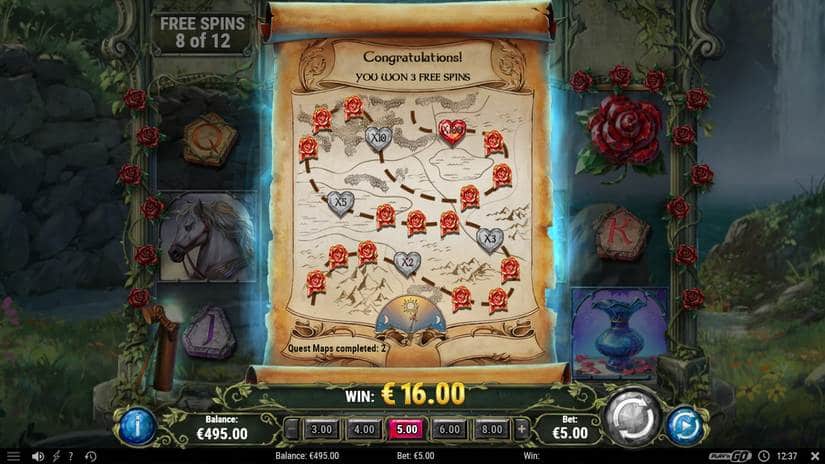 15 Crystal Roses A Tale of Love slot screen 3