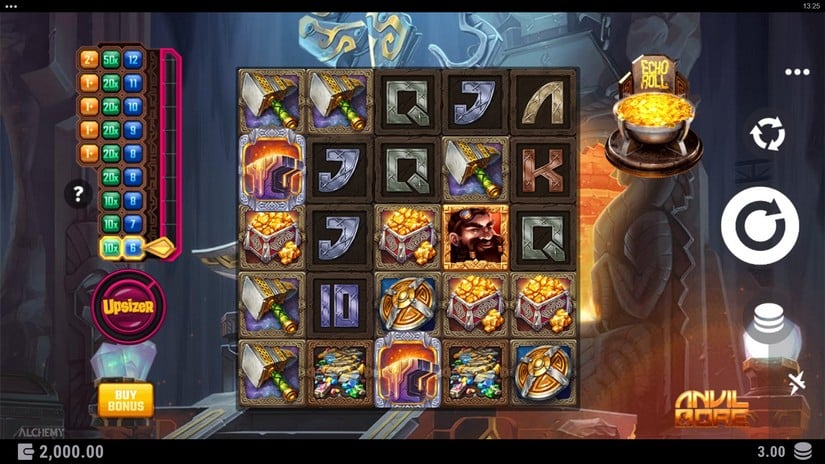 Anvil & Ore slot screen 1