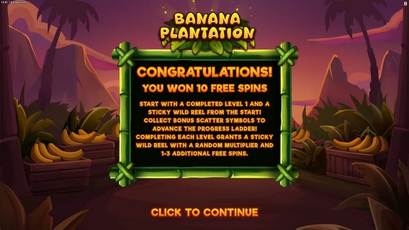 Banana Farm slot screen 5