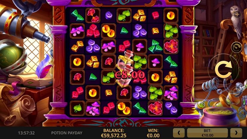 Potion Payday slot screen 3