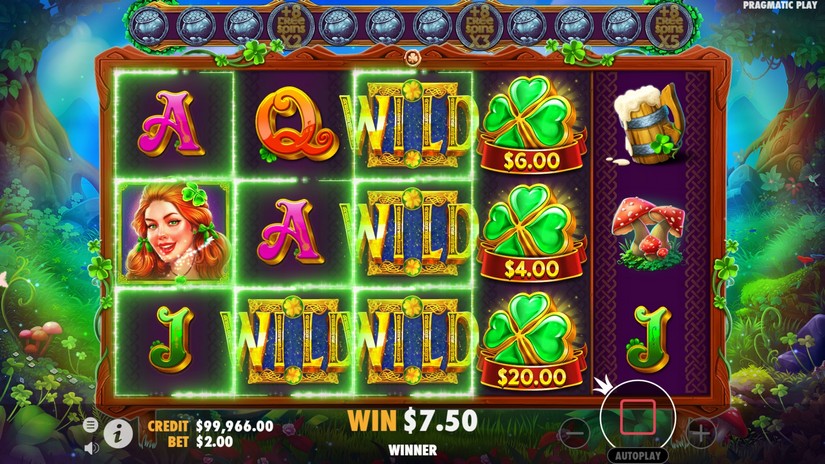 Clover Gold slot screen 4
