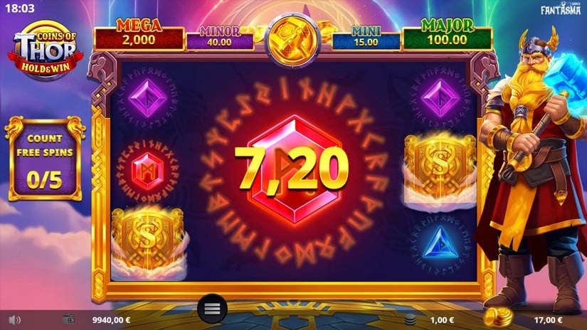 Coins of Thor slot screen 5