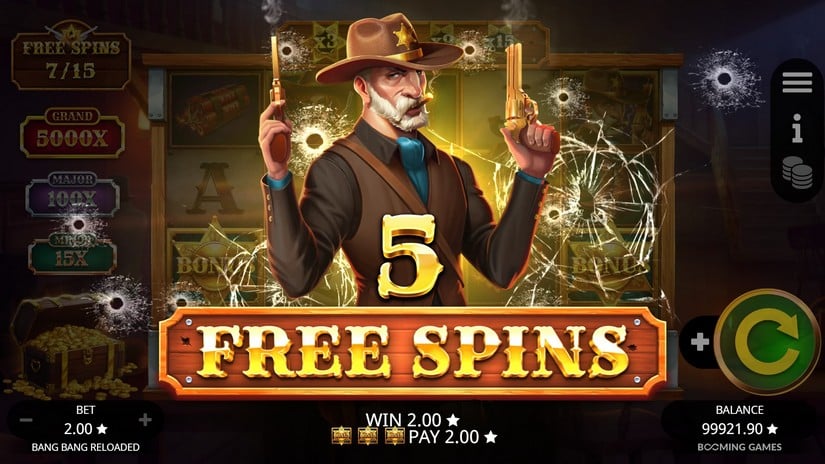 Bang Bang Reloaded slot screen 5