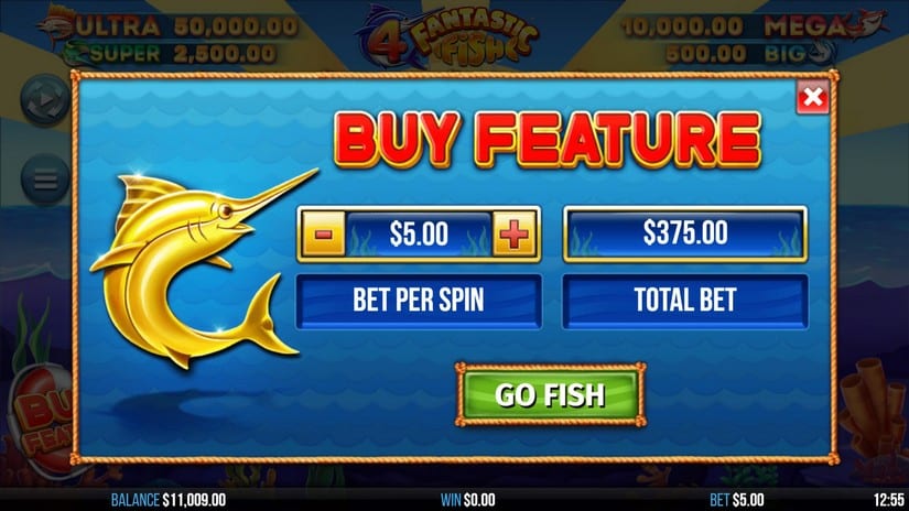 4 Fantastic Fish slot screen 3