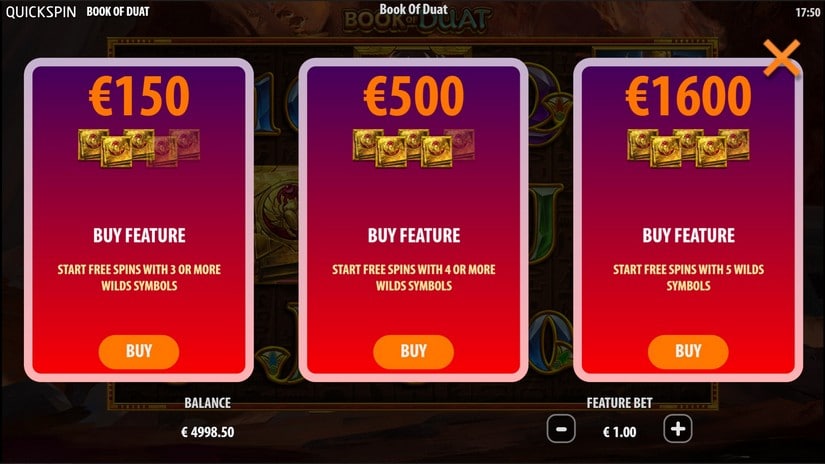 Book of Duat slot screen 3