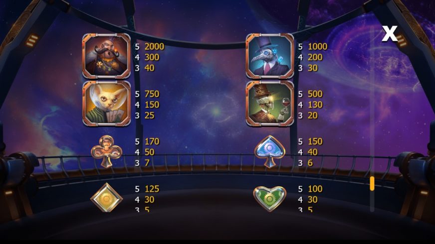 Cazino Cosmos slot screen 2