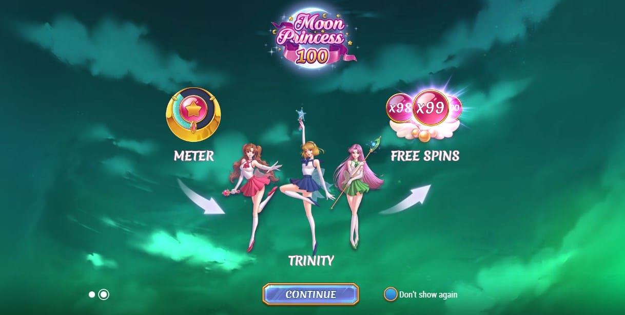 Moon Princess 100 features