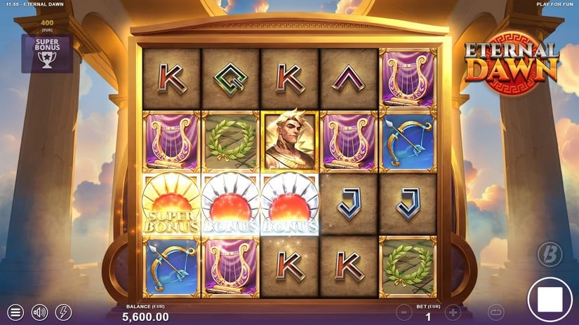Eternal Dawn slot screen 2