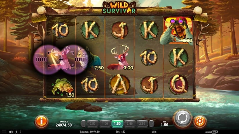Wild Survivor slot screen 3