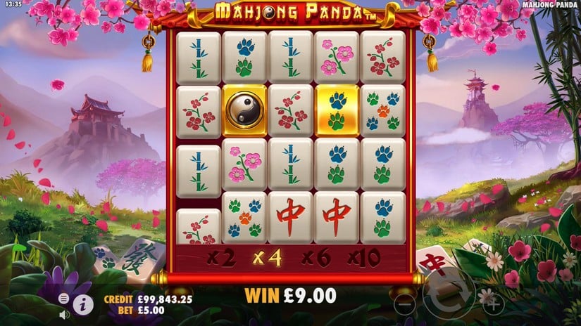 Mahjong Panda slot screen 5