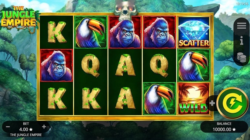 The Jungle Empire slot screen 1