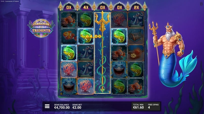 Commander of Tridents slot screen 5