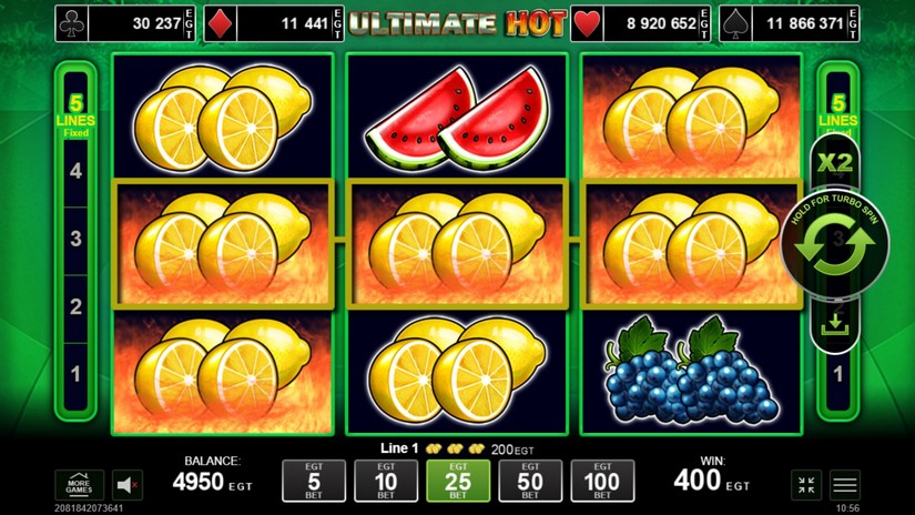 Ultimate Hot slot screen 2