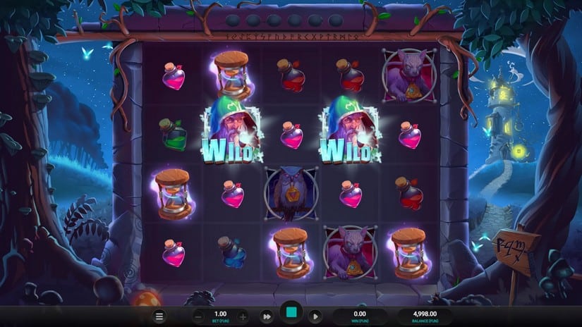 The Sorcerers Shuffle Dream Drop slot screen 2