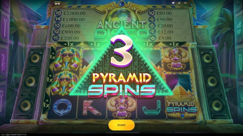 Ancient Disco slot screen 5