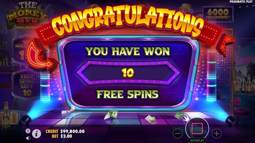 The Money Men Megaways slot screen 3