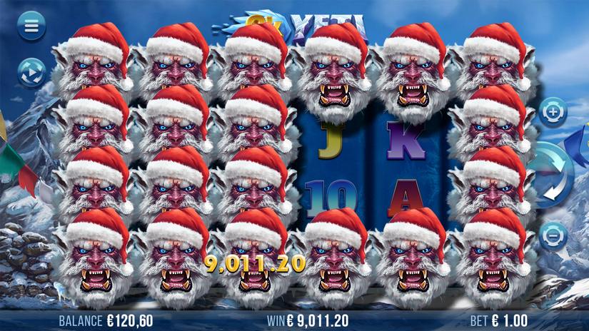 Santa 9K Yeti slot screen 3