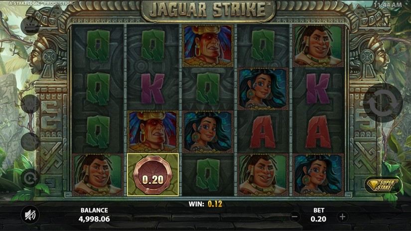 Jaguar Strike slot screen 4
