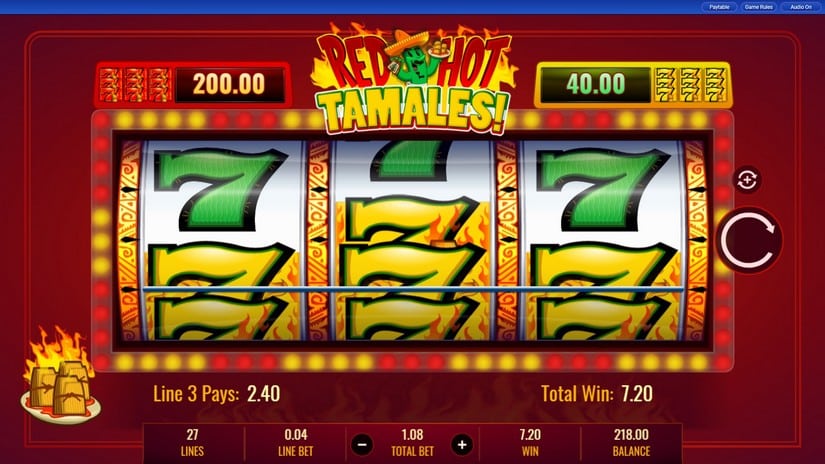 Red Hot Tamales slot screen 4
