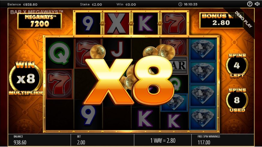 Bar-X Safecracker Megaways slot screen 6