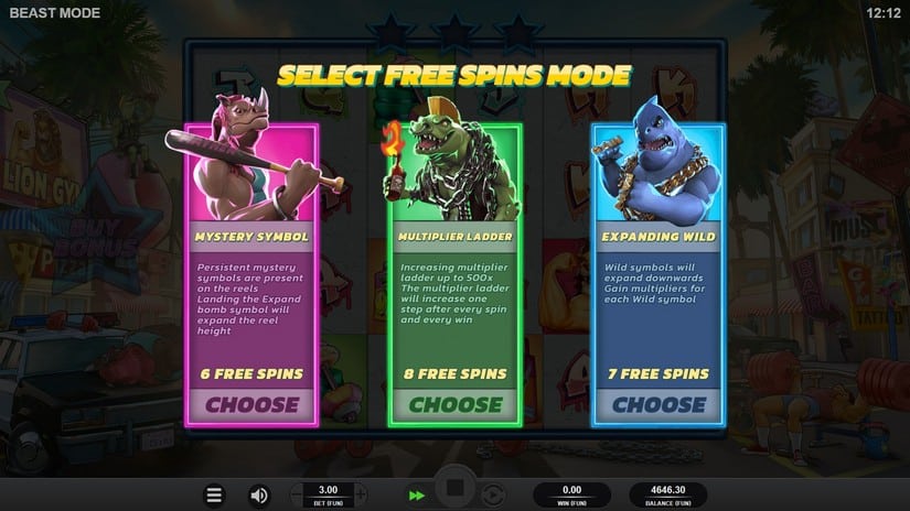 Beast Mode slot screen 4