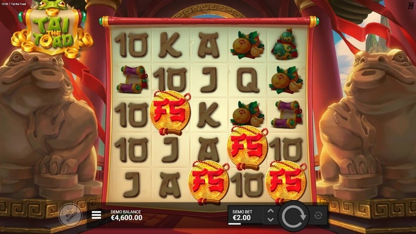 Tai the Toad slot screen 2