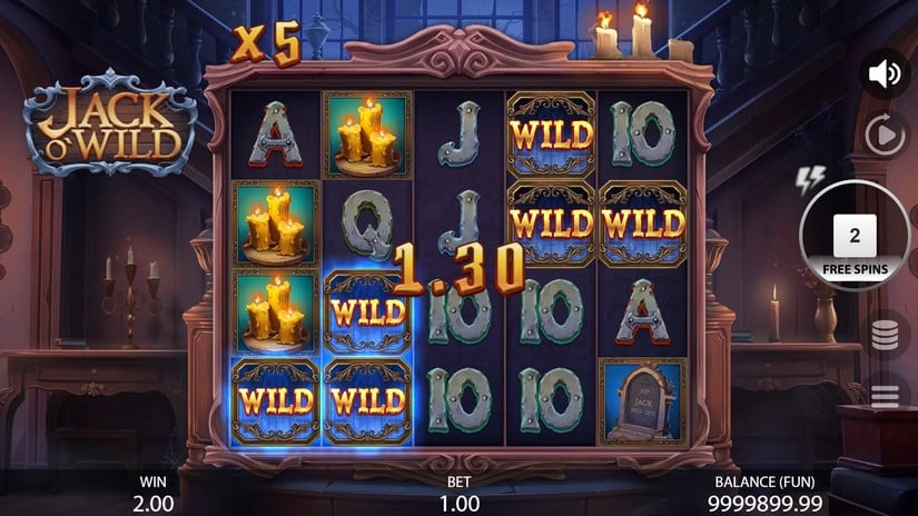 Jack O’Wild slot screen 4