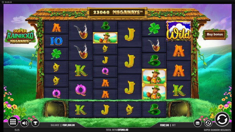 Super Rainbow Megaways slot screen 1