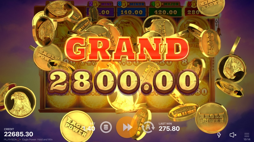 Eagle Power: Hold and Win slot screen 8