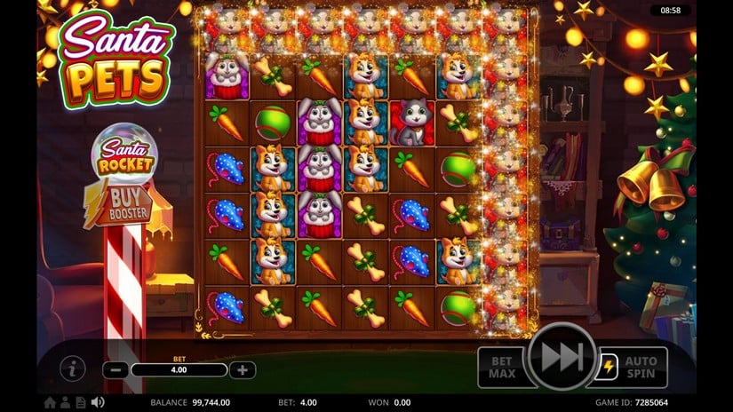 Santa Pets slot screen 6