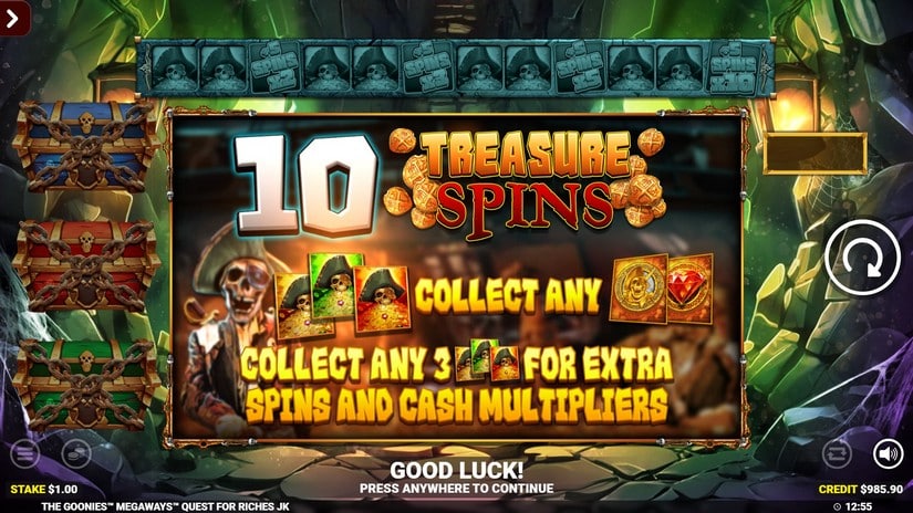 The Goonies Quest For Riches slot screen 7