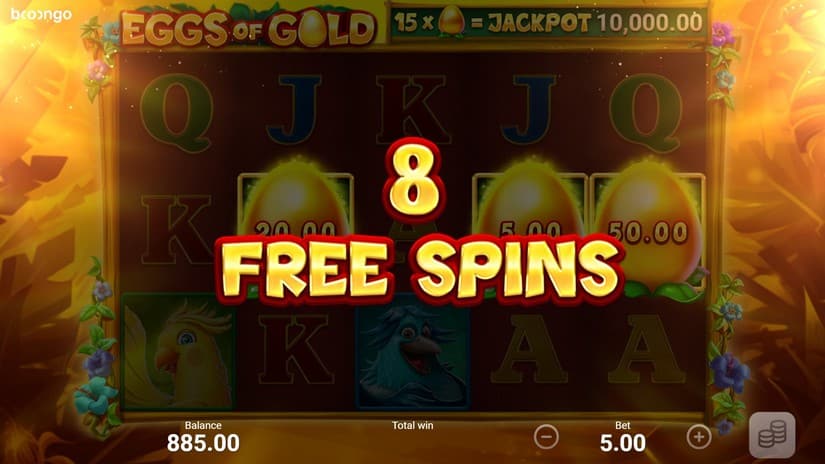 Eggs of Gold slot screen 4