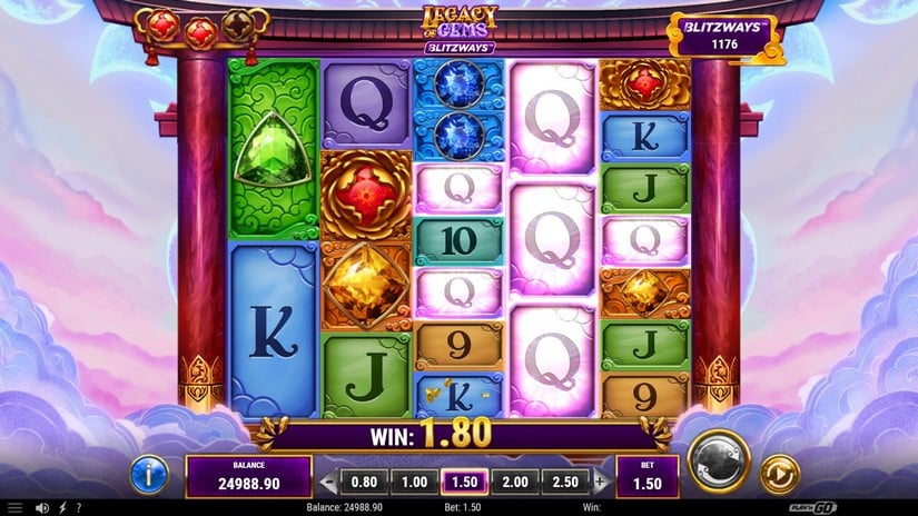 Legacy of Gems Blitzways slot screen 2
