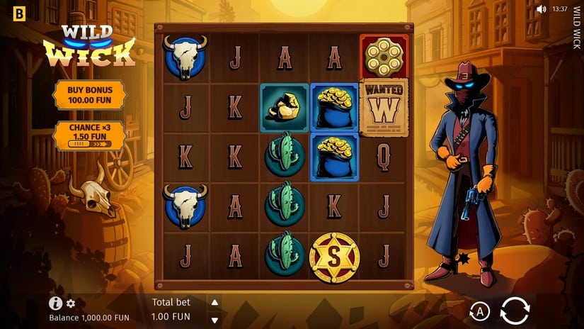 Wild Wick slot screen 1