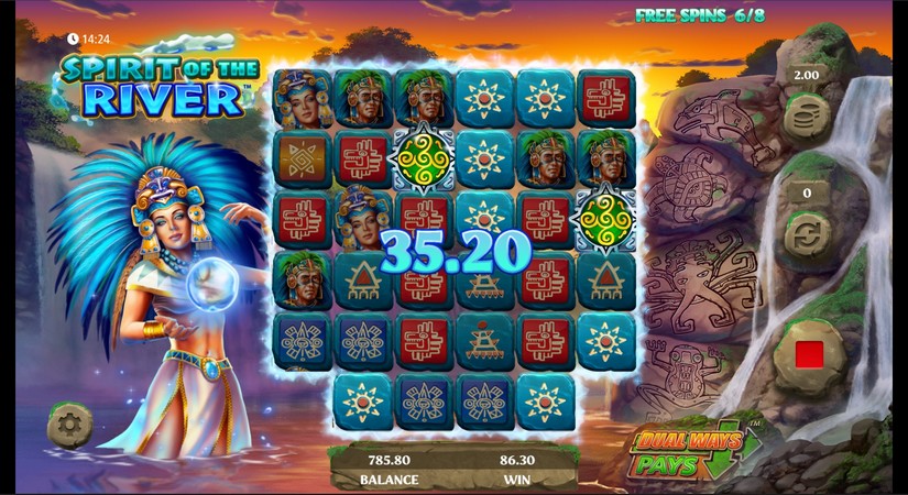 Spirit of the River slot screen 7