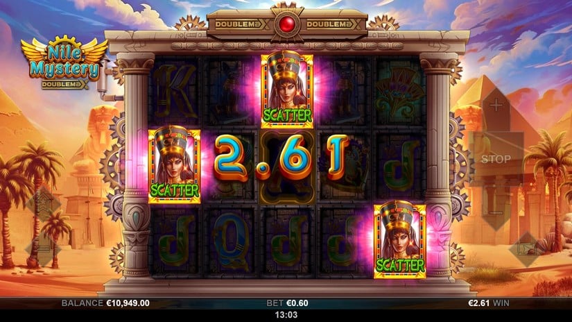 Nile Mystery DoubleMax slot screen 2