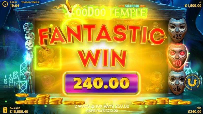 Voodoo Temple slot screen 5