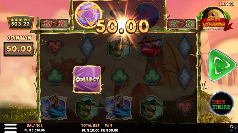 Spin Warrior Boom Pot slot screen 3