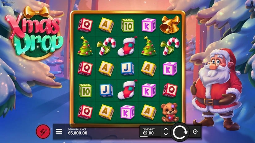 Xmas Drop slot screen 1