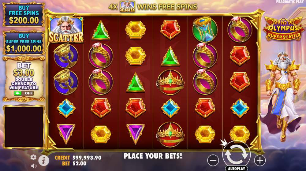 Gates of Olympus Super Scatter online slot