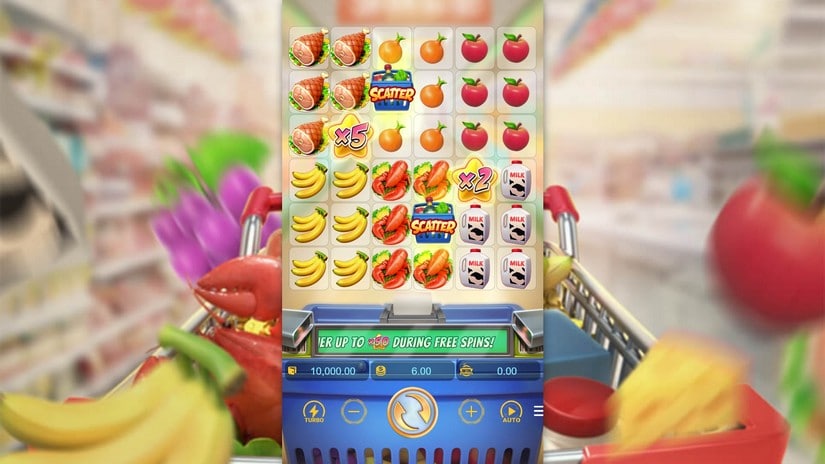 Supermarket Spree slot screen 1